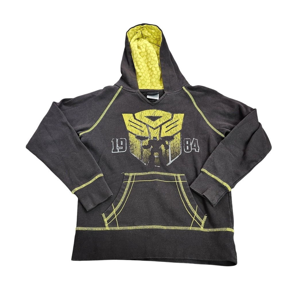 Universal Studios Transformers Autobot Hoodie Youth Medium Black 1984 Graphic